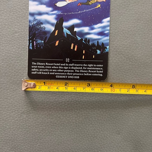 Disney World Resort Guest Room Privacy Sign - DND Door Hanger - Peter Pan. - Picture 3 of 6